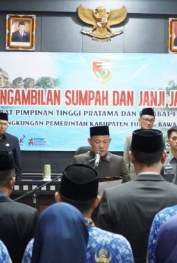 Wabup Tubaba Lantik 30 Pejabat, Empat Jabatan Pimpinan Tinggi Pratama Bergeser