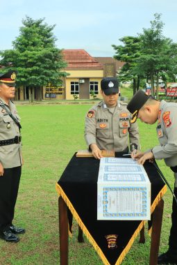 Mutasi Tiga Pejabat Strategis, Kapolres Tubaba Tekankan Respons Cepat Gangguan Kamtibmas