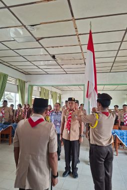 Ketua Kwarcab Tubaba Lantik Pengurus Mabiran Pagar Dewa Periode 2026-2029