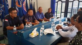 KPU Tubaba tengah berkunjung ke Kantor DPD Partai NasDem Tubaba di Tiyuh Tirta Makmur Kecamatan Tulangbawng Tengah, Kamis 18/6/2026)