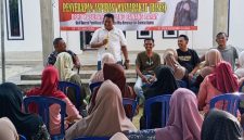 Wakil Ketua II DPRD Tubaba, S Joko Kuncoro saat melaksanakan Reses di Tiyuh Mekar Jaya